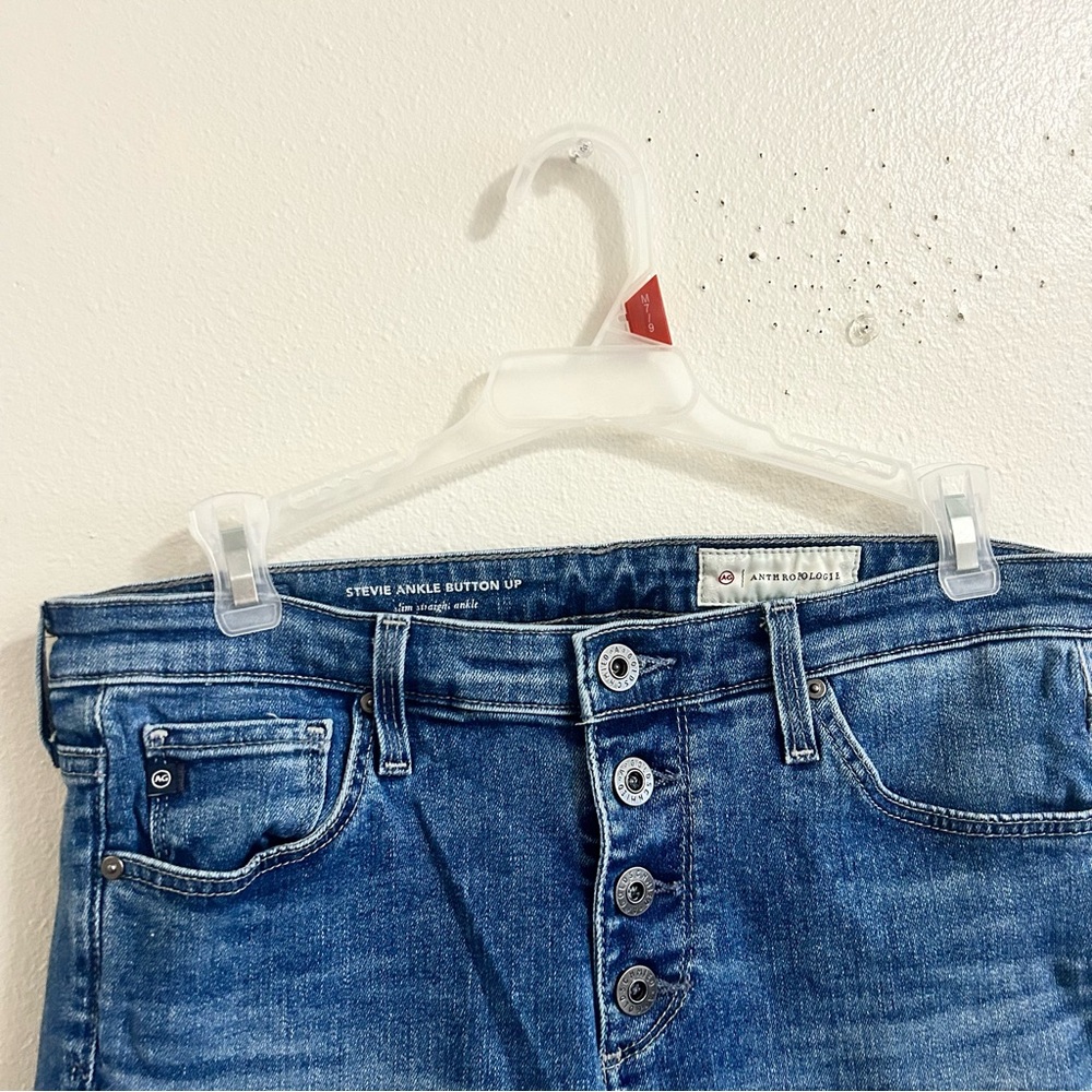 AG Anthropologie Stevie ankle button up jeans - Picture 2 of 6